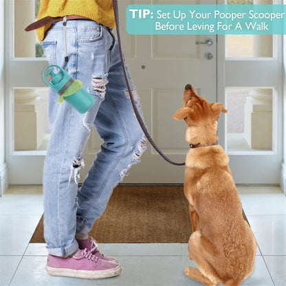 Portable Claw-Grabber Cats & Dogs Waste with Built-in Dispenser Bag